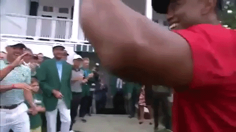 tiger woods masters GIF by Sports GIFs