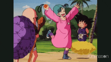 dragon ball happy dance GIF by Funimation