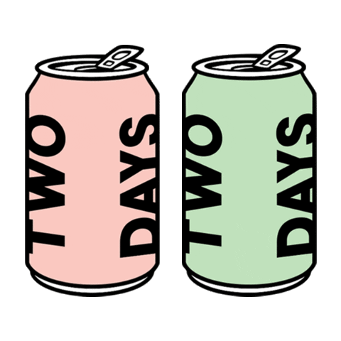 Two Days Drinks Sticker