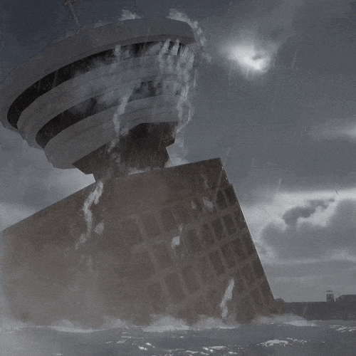 Building Collapse Vancouver GIF by Rare Americans
