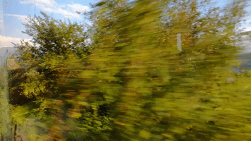 Carpathian Mountains Train GIF