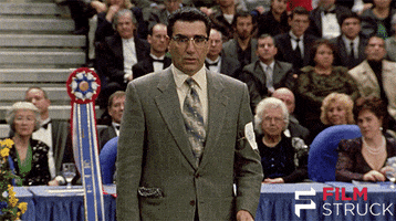 looking around eugene levy GIF by FilmStruck