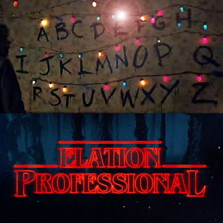 Stranger Things Elation GIF
