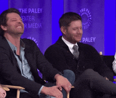 dean winchester laughing GIF by The Paley Center for Media