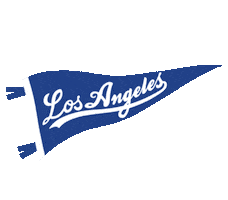 Bleed Blue Los Angeles Sticker by Ex-Voto Design / Leslie Saiz