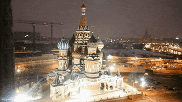 st basils cathedral night GIF by Earth Hour