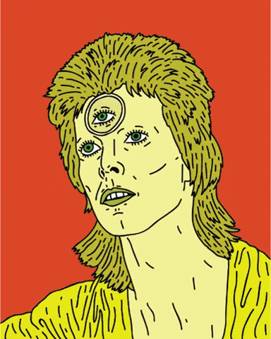 the hangs david bowie GIF by NICOLE DONUT