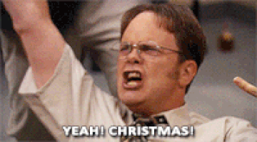 The Office Christmas Reaction GIF