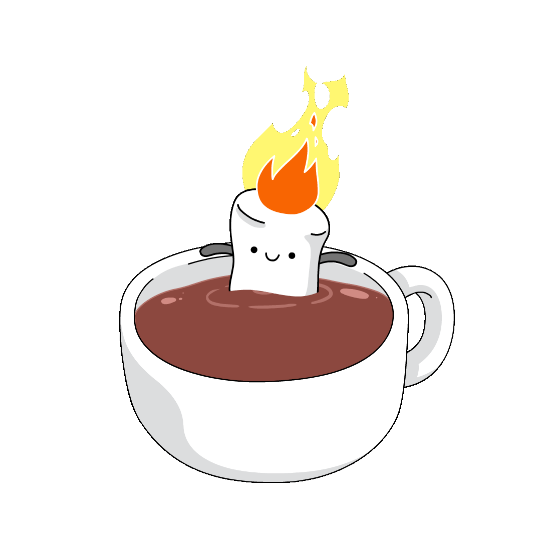 Hot Chocolate Marshmallow Sticker by YouTube Kids for iOS & Android GIPHY