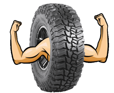 Flexing Off Road Sticker by Mickey Thompson Tires for iOS & Android | GIPHY