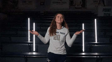 Georgia Tech Volleyball GIF by Georgia Tech Yellow Jackets