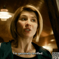 Scared Doctor Who GIF by BBC America