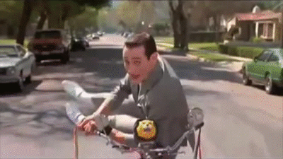 Image result for pee wee's bike gif"