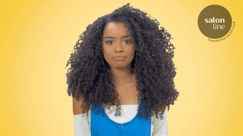 Girl Idk Gif By Salon Line Find Share On Giphy