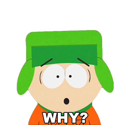 Confused Kyle Broflovski Sticker by South Park