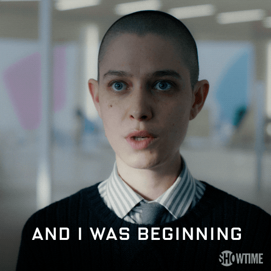 asia kate dillon and i was beginning to think you were done teaching me GIF by Billions