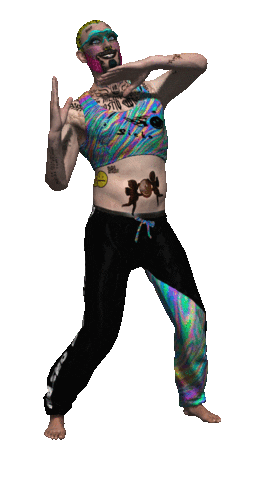 Glitch Dancing Sticker by TEHNC ART LABEL