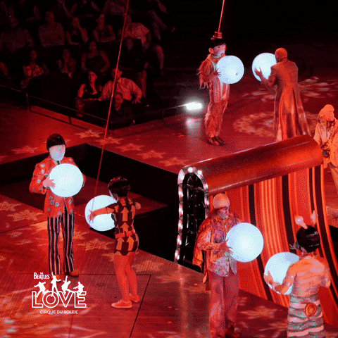 The Beatles Love GIF by Cirque du Soleil