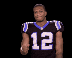 d.j. moore thumbs up GIF by NFL