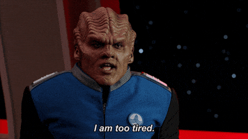 Tired Seth Macfarlane GIF by The Orville