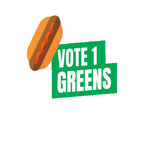 Vote Voting Sticker by Australian Greens
