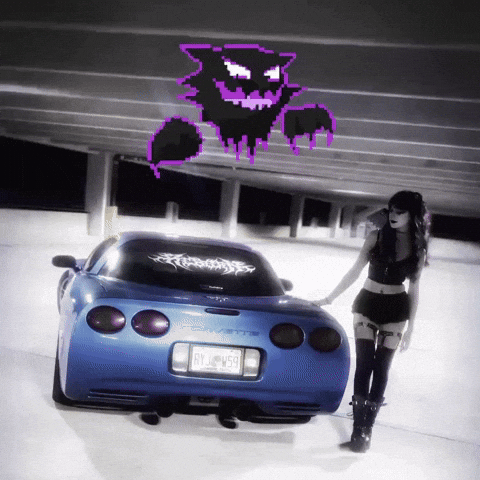 Goth Corvette GIF