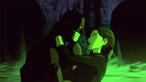 Image result for batman kissing gif