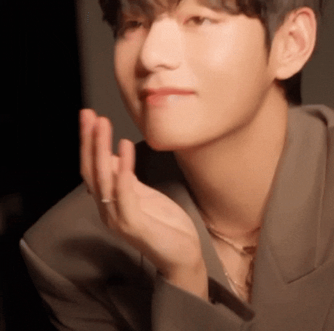 Kim Taehyung Smile GIF