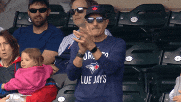 Baseball Applause GIF by Toronto Blue Jays