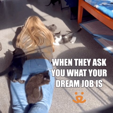 Save Them All Dream Job GIF by Best Friends Animal Society