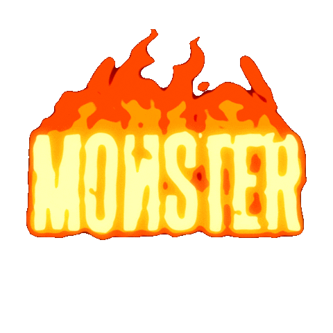 Fire Burn Sticker by Monster MGMT