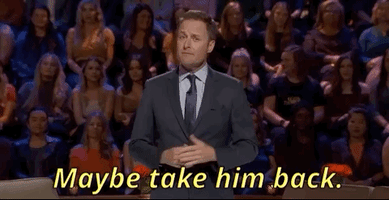 maybe take him back chris harrison GIF by The Bachelor