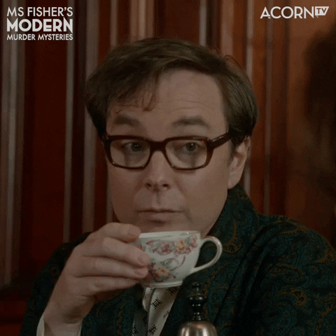 Ms Fishers Modern Murder Mysteries Reaction GIF by Acorn TV Latin America