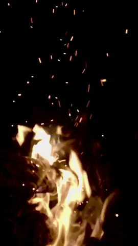 Fire Fireplace GIF by Maria Johnsen