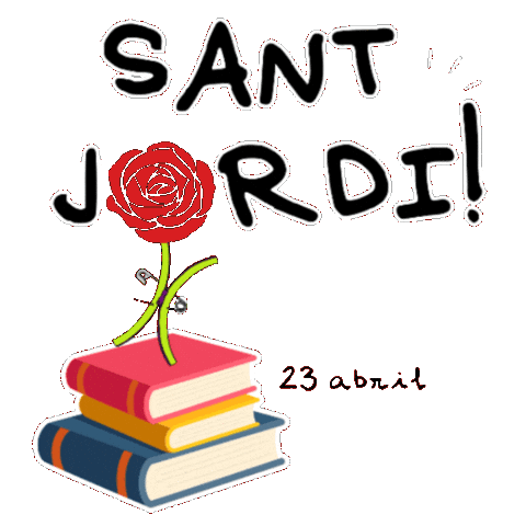 Sant Jordi Catalunya Sticker by xpassarlestona