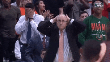 Stressed College Basketball GIF by NCAA March Madness
