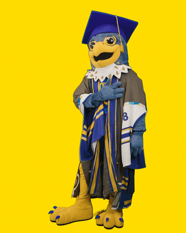 Mascot Graduation GIF by Toronto Metropolitan University