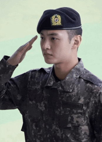 Kim Min Jae Army GIF