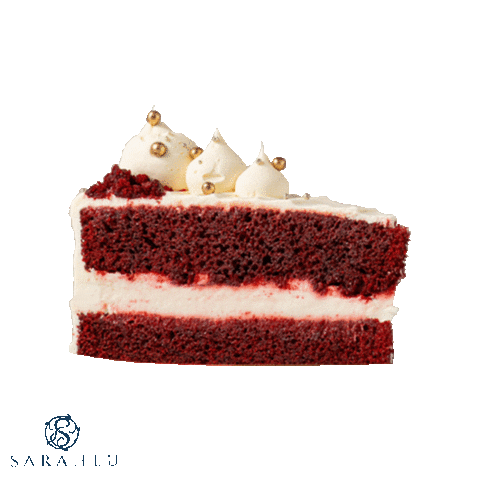 Red Velvet Cake Sticker by Sarahlú Confections
