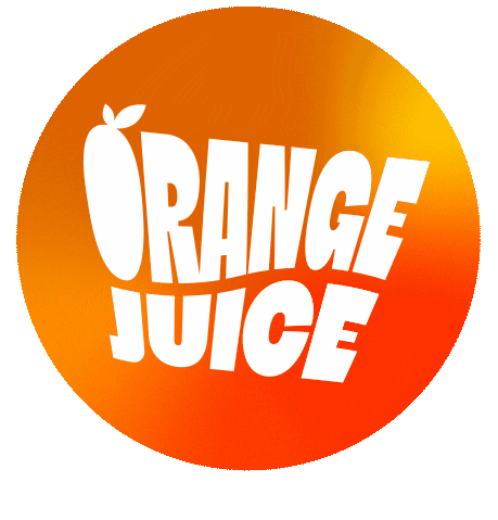 Orange Juice Sticker