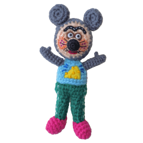 Mouse Knit Sticker