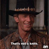 Crocodile Dundee Comedy GIF by Laff