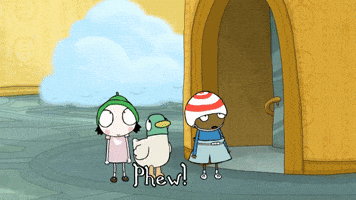 Summer Heat GIF by Sarah & Duck