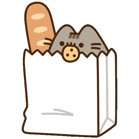 Hungry Grocery Store Sticker by Pusheen