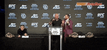 press conference sport GIF by UFC