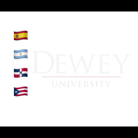 GIF by Dewey University, Inc