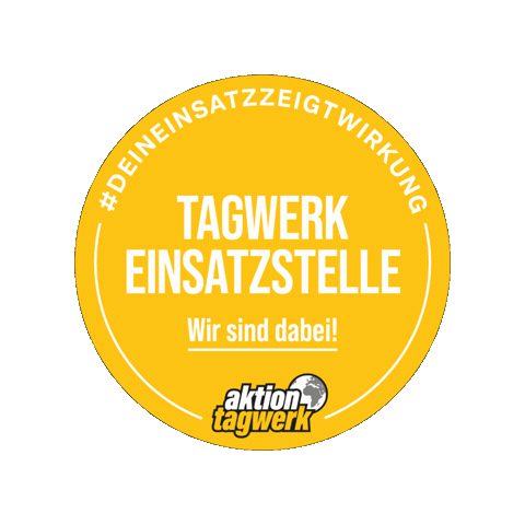 Sticker by Aktion Tagwerk