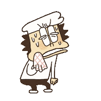 Illustration Sweat Sticker