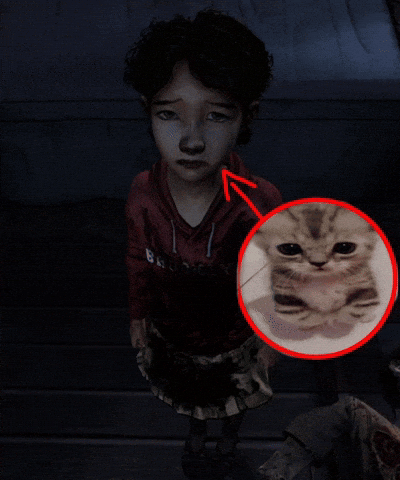 Sad The Walking Dead Game GIF