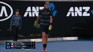 angry benoit paire GIF by Australian Open